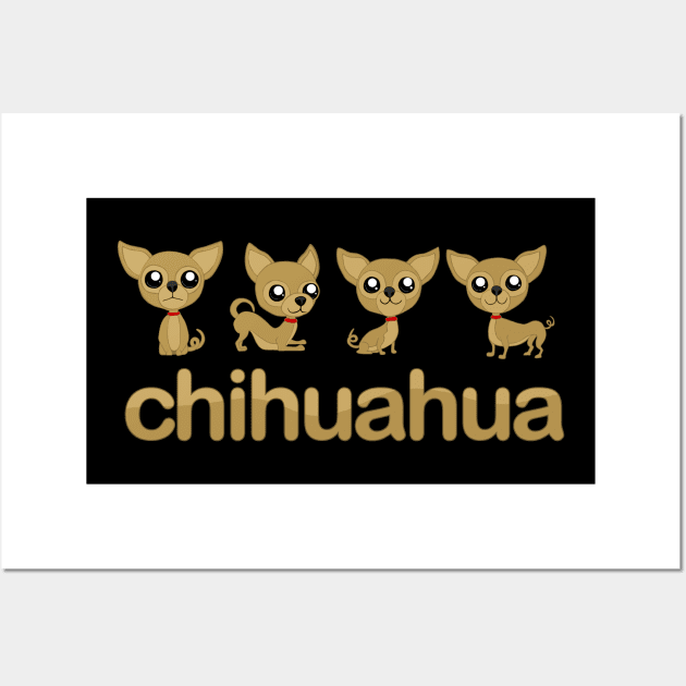 Cute Chihuahua Wall Art by valentinahramov